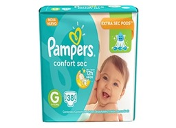 FRALDA PAMPERS CONFORT SEC