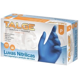 LUVA TALGE NITRILICA SEM PÓ CX C/100