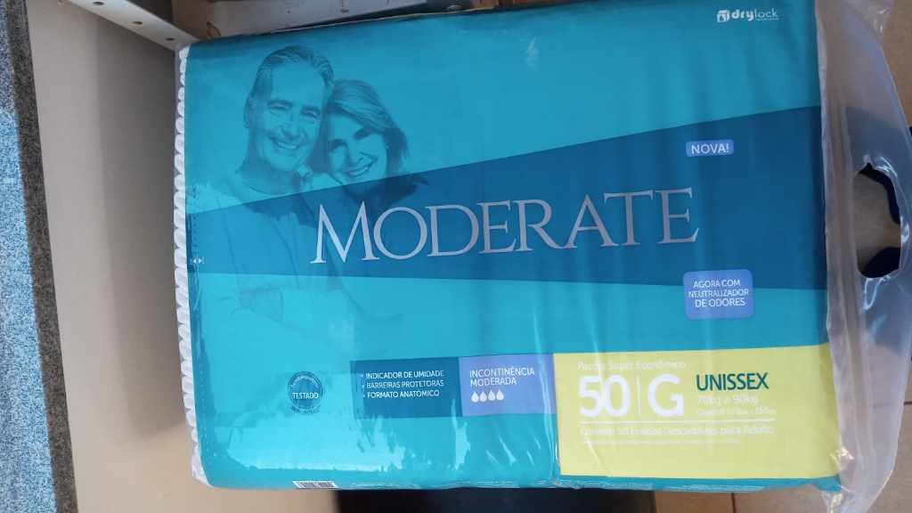 Fralda para Adulto geriatrica moderate