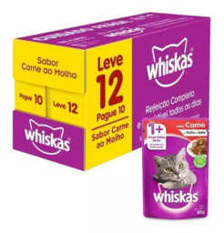 Caixa de sachê whiskas