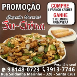 Compre 1 Frango Xadrez Ganhe 2 Rolinhos Primavera