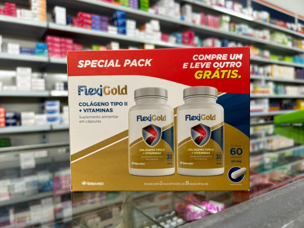 Colágeno FLEXIGOLD c/ 60 CAPs