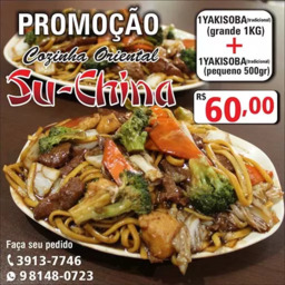 1 Yakisoba grande + 1 Yakisoba pequeno