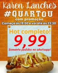 Super Promoção Hot Completo de Quarta-Feira