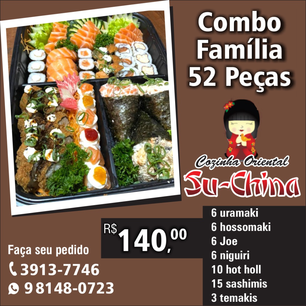 Combo Família 52 Peças