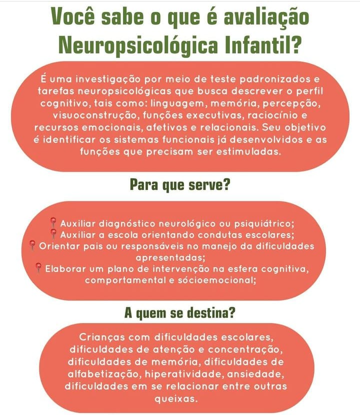 Avaliação Neuropsicológica Infantil