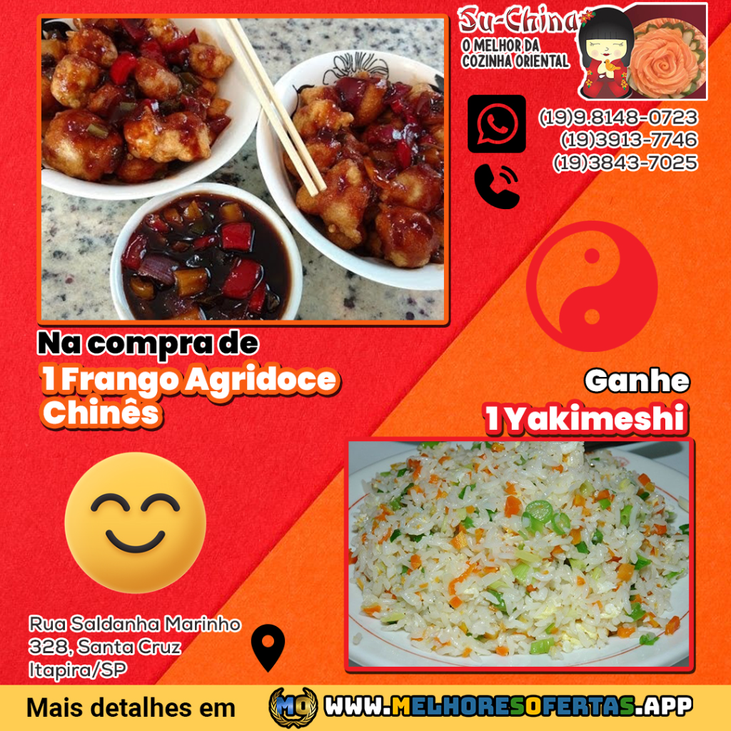 Super Promoção: Frango Agridoce Chinês