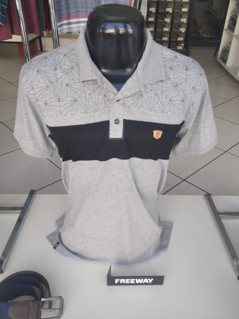 Nova Coleção de Verão - Camisa Polo Estampada Freeway