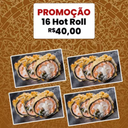 Promoção 16 Hot Roll