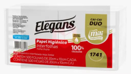 Pap Hig Mili F. Dupla Cai Cai c/ 500 fls