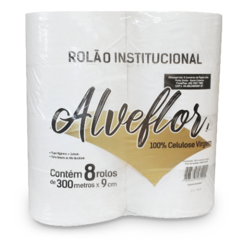 Pap Hig Alveflor BRC 8 Rolos