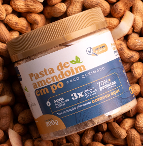 Pasta de Amendoim em pó