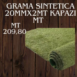 Grama Sintética 20mmx2mt Kapazi MT