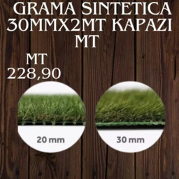 Grama Sintética 30mmx2mt Kapazi MT