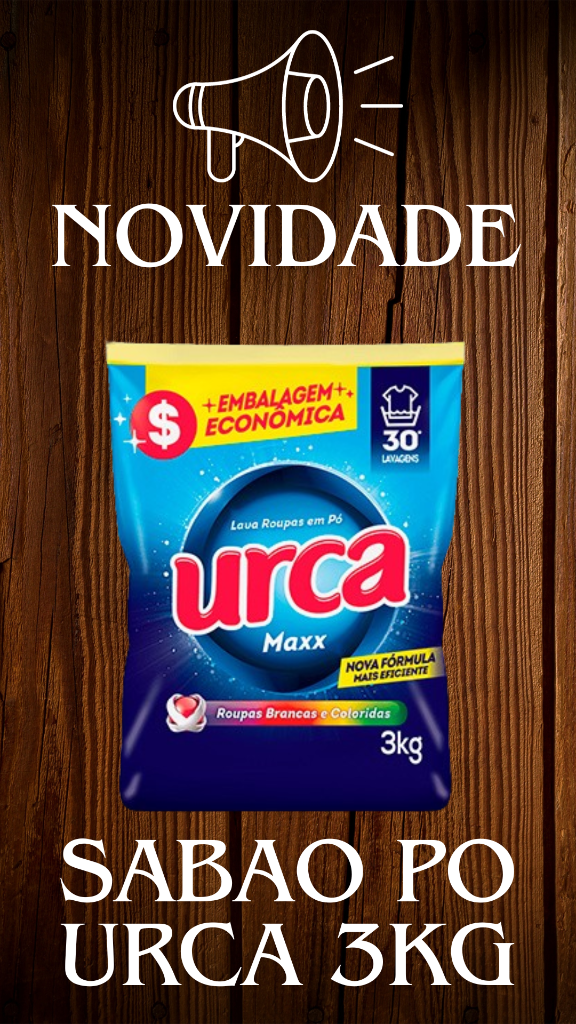 Sabão em Pó Urca  - 3 kg