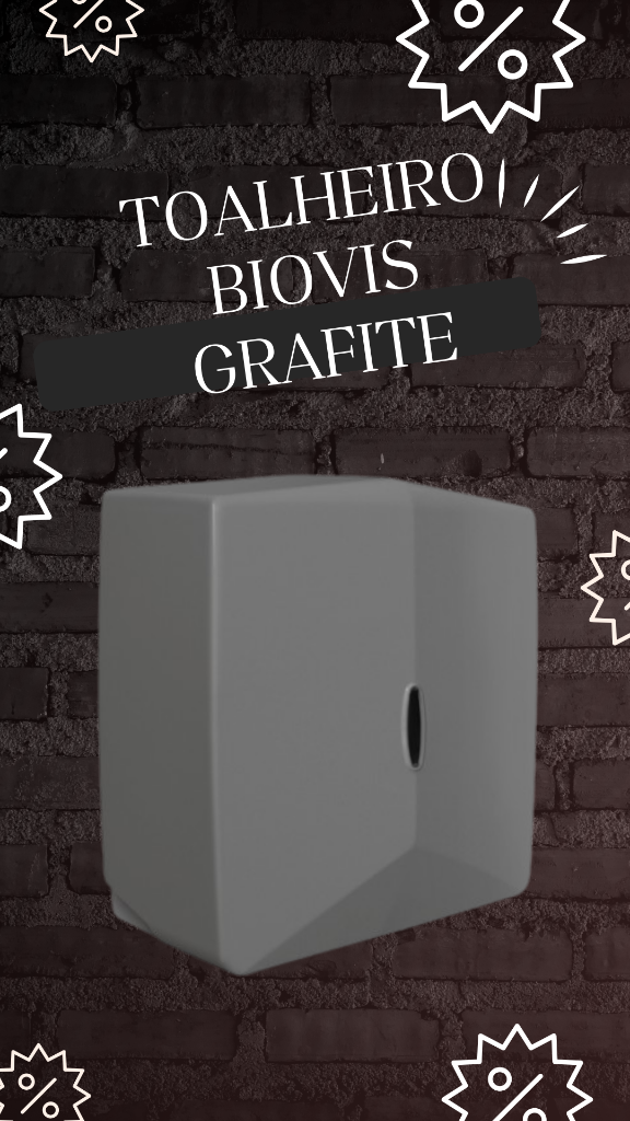 Toalheiro Biovis Grafite