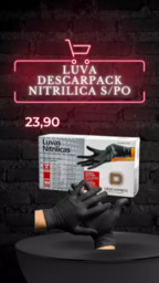 Luva Descarpack Nitrilica S/pó