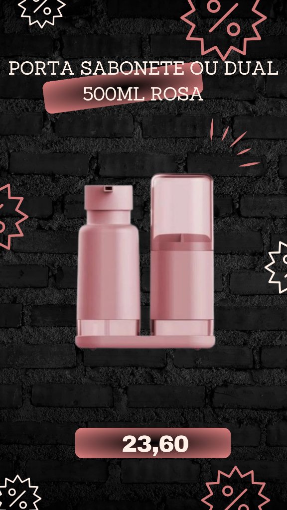 Porta Sabonete ou Dual - 500 ML