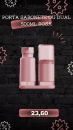 Porta Sabonete ou Dual - 500 ML