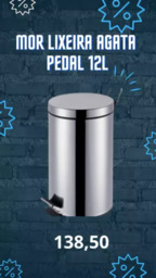 Mor Lixeira Agata Pedal 12L