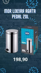Mor Lixeira Agata Pedal 20L