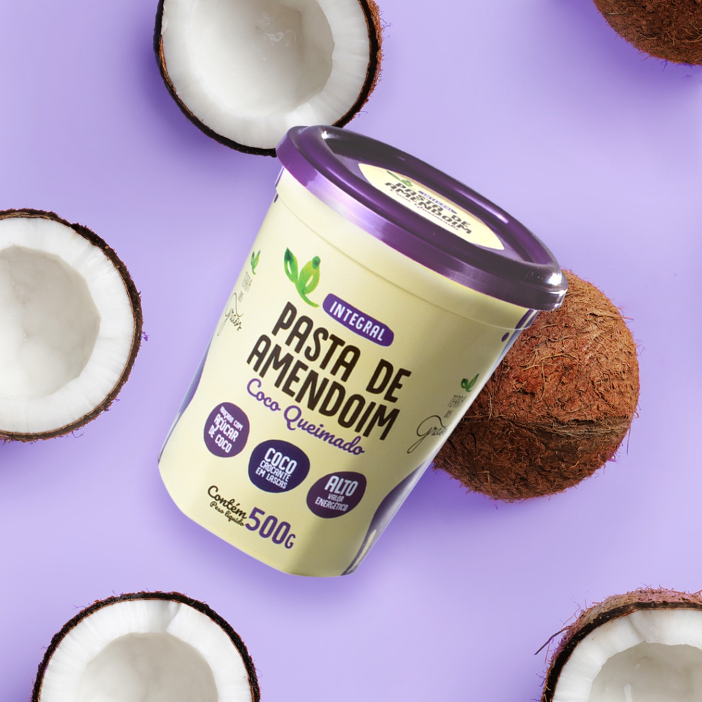Pasta de Amendoim Integral Coco Queimado - 500g