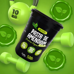 Pasta de Amendoim Integral Proteina Vegana com Baunilha - 500g