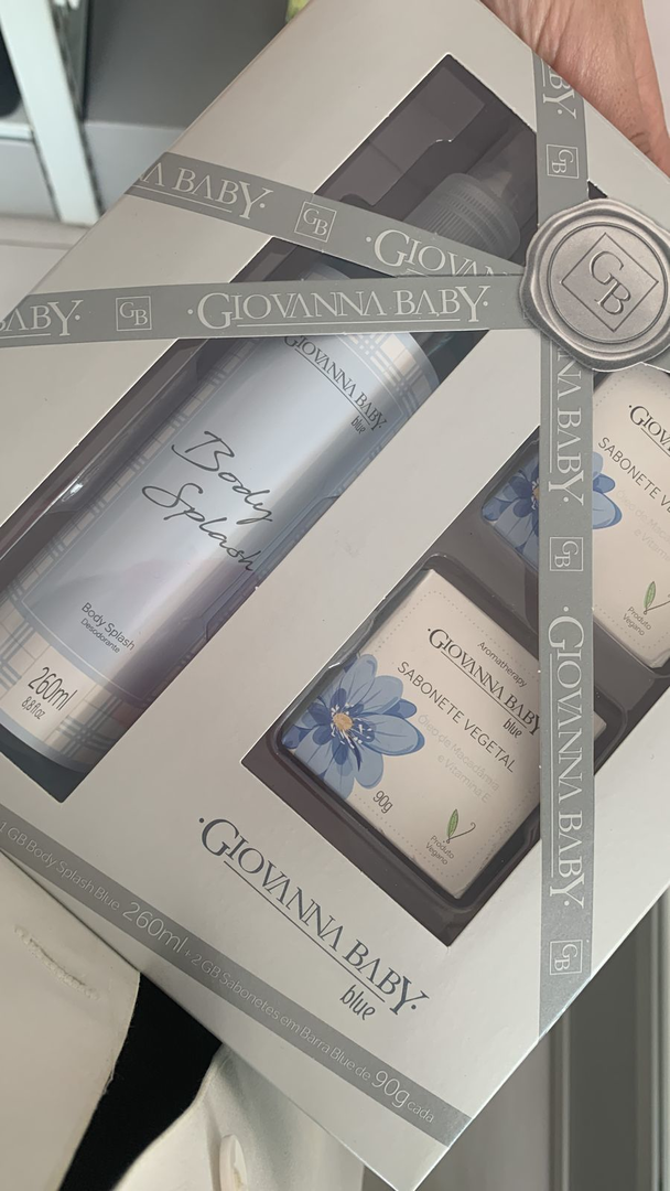Kit Body Splash Giovanna Baby Blue