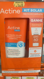 Kit Protetor Solar - fps 60 - Actine - Corpo e Rosto