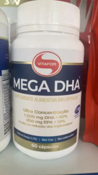 Suplemento Alimentar em Cápsulas - Mega DHA - 60 cápsulas
