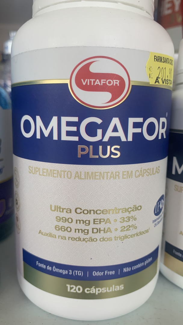 Suplemento Alimentar em Cápsulas - Omegafor Plus - 120 cápsulas