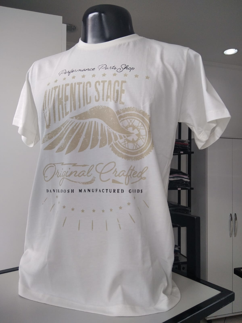 Camiseta Branca Estampada