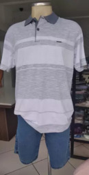 Camiseta Polo e Bermuda Jeans
