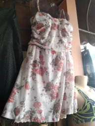 Vestido Branco Florido
