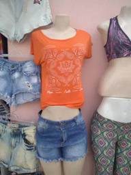 Conjunto Blusa e Shorts Feminino
