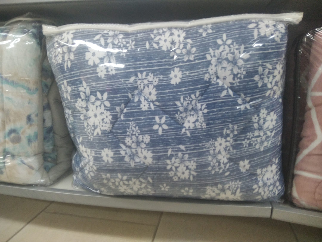 Cobertor Azul Estampado