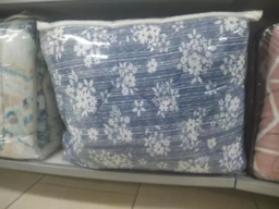 Cobertor Azul Estampado