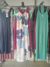 Vestido Longo com Estampa de Flores