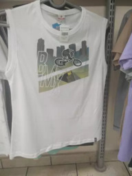 Regata Branca Estampada Infantil