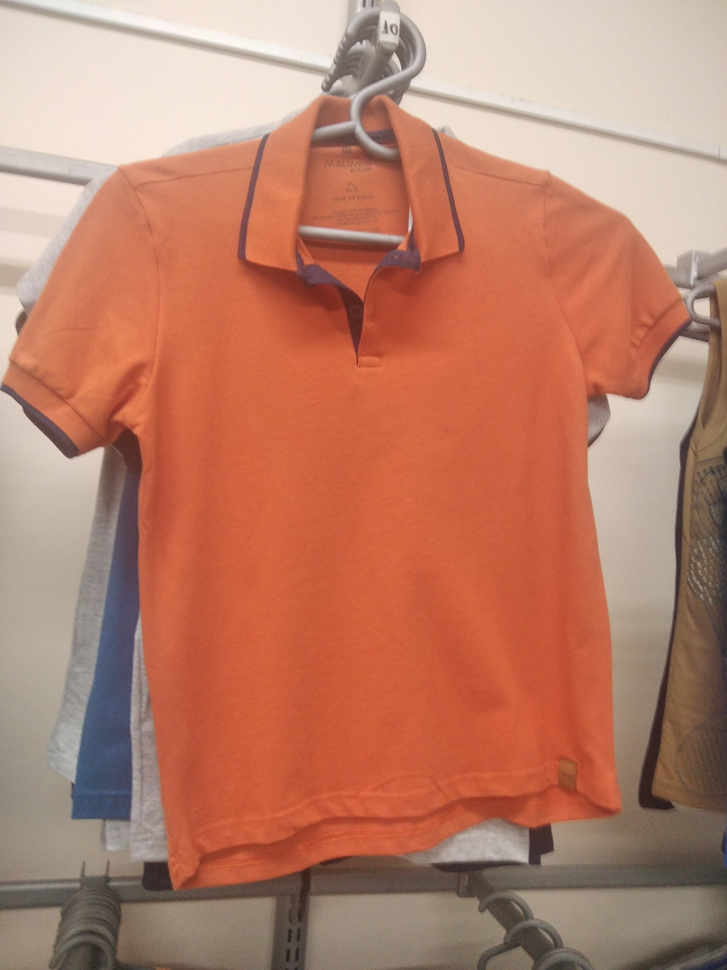 Camisa Polo Laranja Masculina