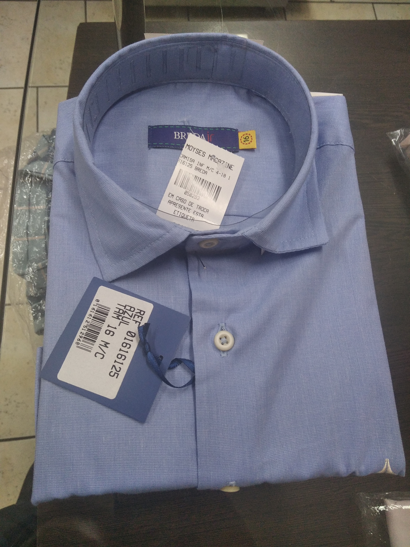 Camisa Social Azul
