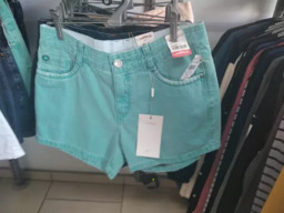 Shorts Jeans Azul Feminino