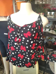 Blusa de Alça estampada 