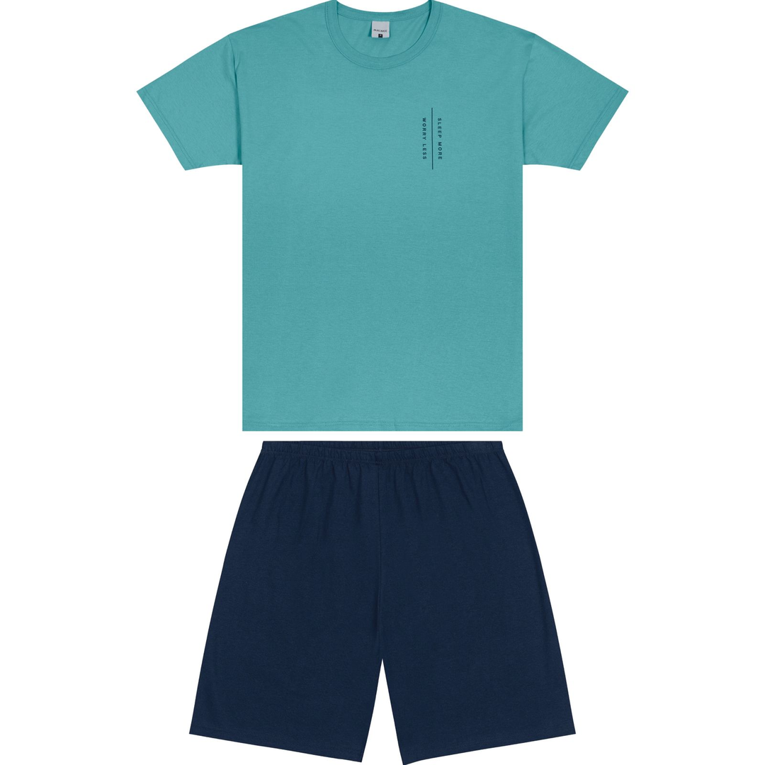  Pijama da Malwee Azul