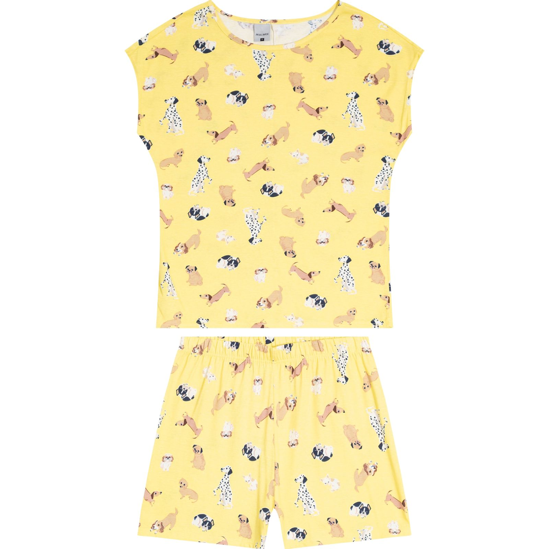  Pijama da Malwee Amarelo Estampado