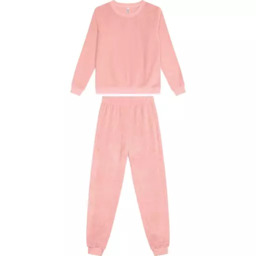  Pijama da Malwee Rosa com Manga Comprida