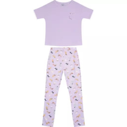 Pijama da Malwee Rosa com Calça Estampada