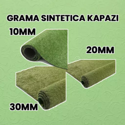 GRAMA SINTETICA 10/20/30MM KAPAZI 25X2MT P/ CORTE PERSONALIZADO