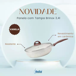 Panela com Tampa Brinox 3,4l