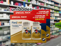 Promoção Colágeno FLEXIGOLD c/ 60 CAPs - 2 unid